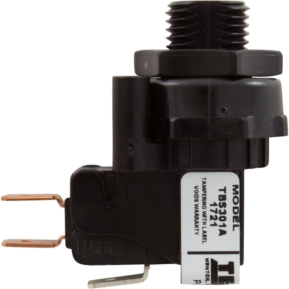 Tecmark Air Switch, TBS 301, SPDT, 25A, THD, Latch (1) black