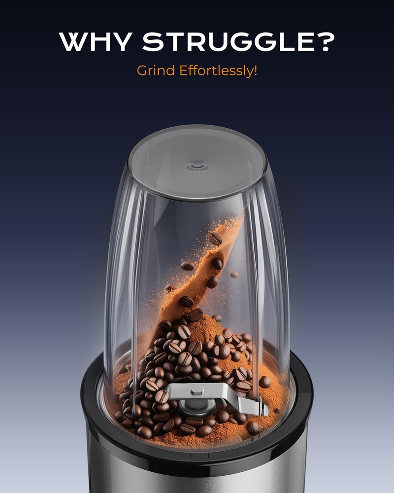 Sangcon 1000w Smoothie Blender for Kitchen, Extra Large, Silver
