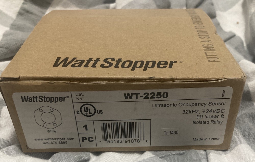 WATTSTOPPER WT-2250 ULTRASONIC OCCUPANCY SENSOR