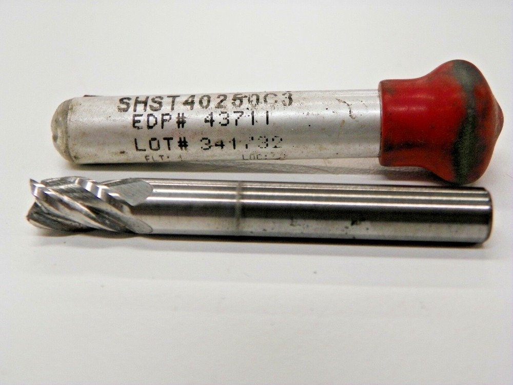 DATA FLUTE 1/4", 4 FLUTE ENDMILL #SHST40250C3 E033