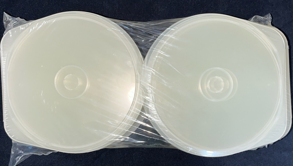 18 Clear CD DVD Disc Clam C Shell PP Poly Plastic Storage Case 5mm with Lock