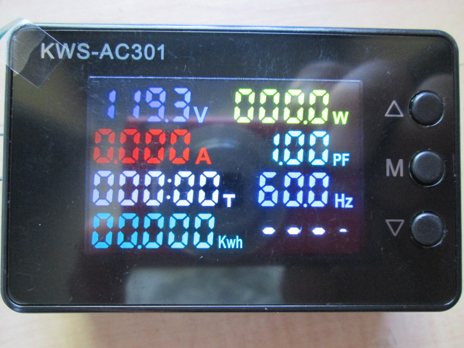 Electric Power Consumption Usage Meter Watt Meter 120/240 VAC 0-100 Amps #E12A