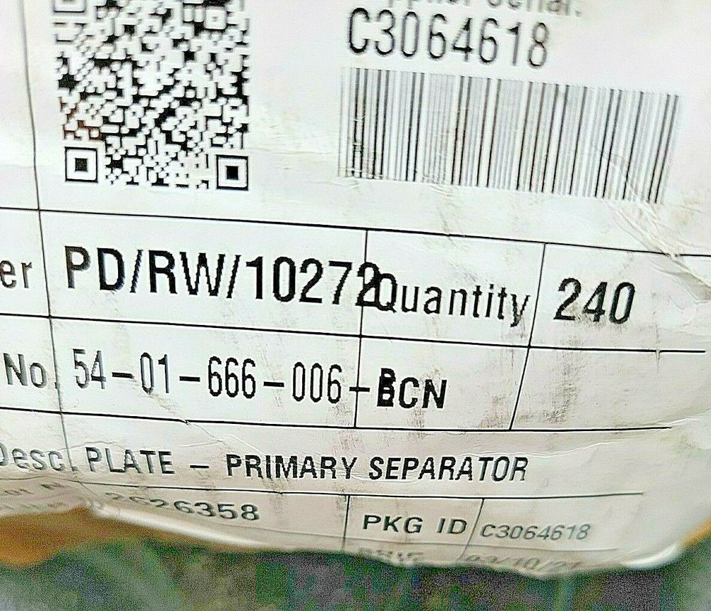 Transmission Primary Separator Plates