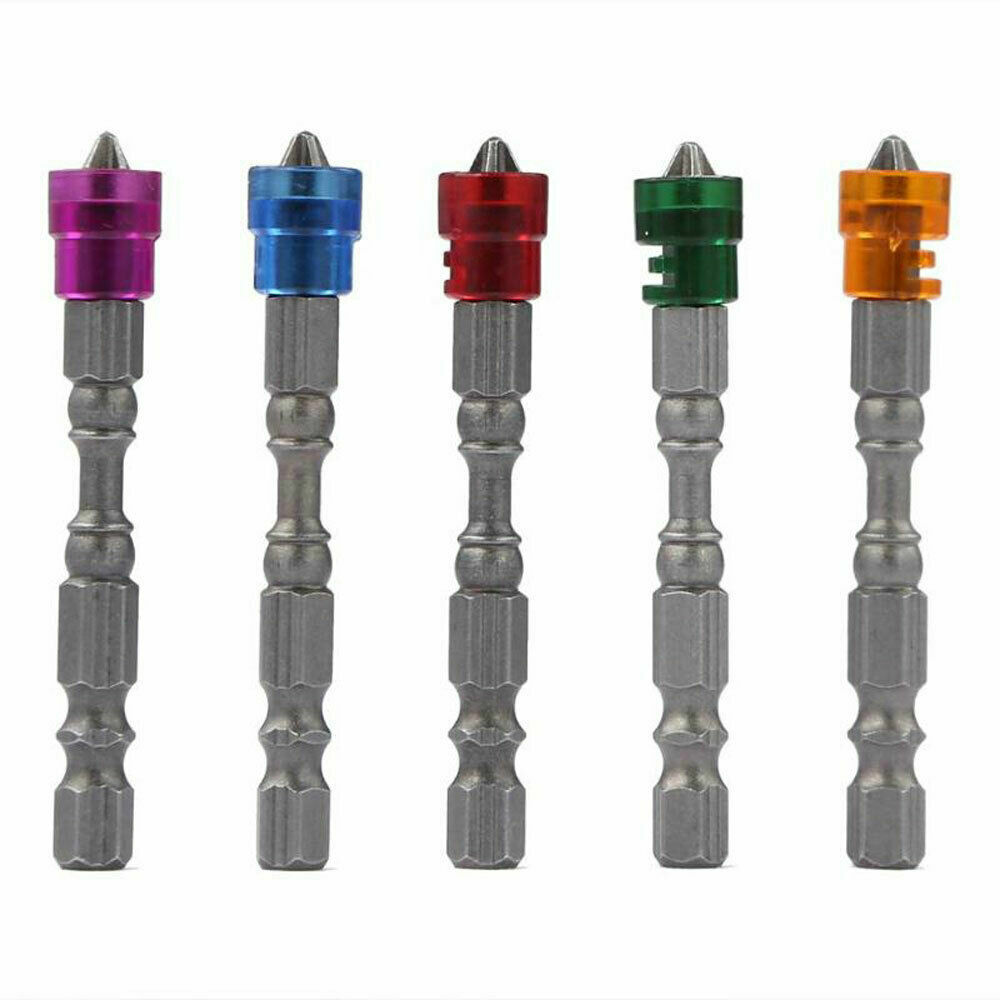 5pcs Depth Stop Drywall Bits Phillips Screwdriver Bit Ph2 Screw Magnetic Tips