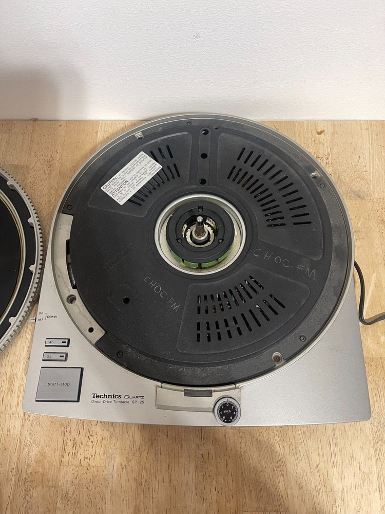 HIGH-END TECHNICS SP-25 DIRECT DRIVE Turntable Function Flawlessly