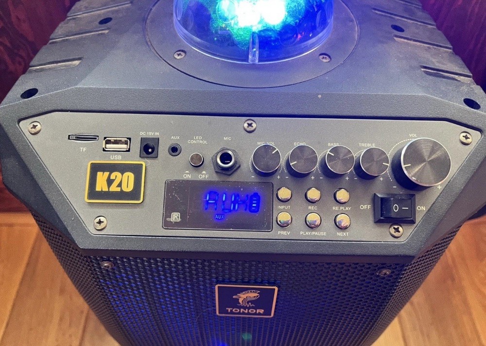 Tonor Bluetooth Wireless Karaoke Microphone (with Disco Ball)