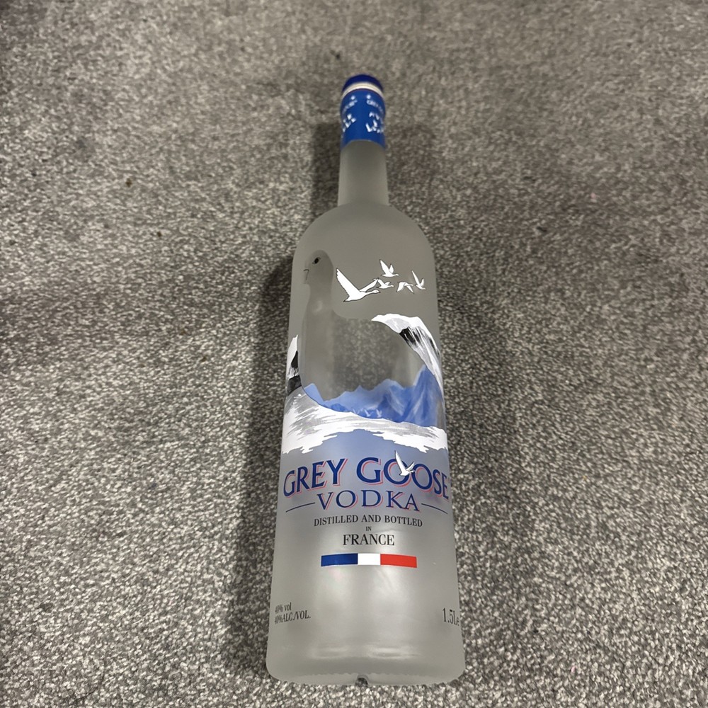 Grey Goose Vodka empty bottles for display x 7