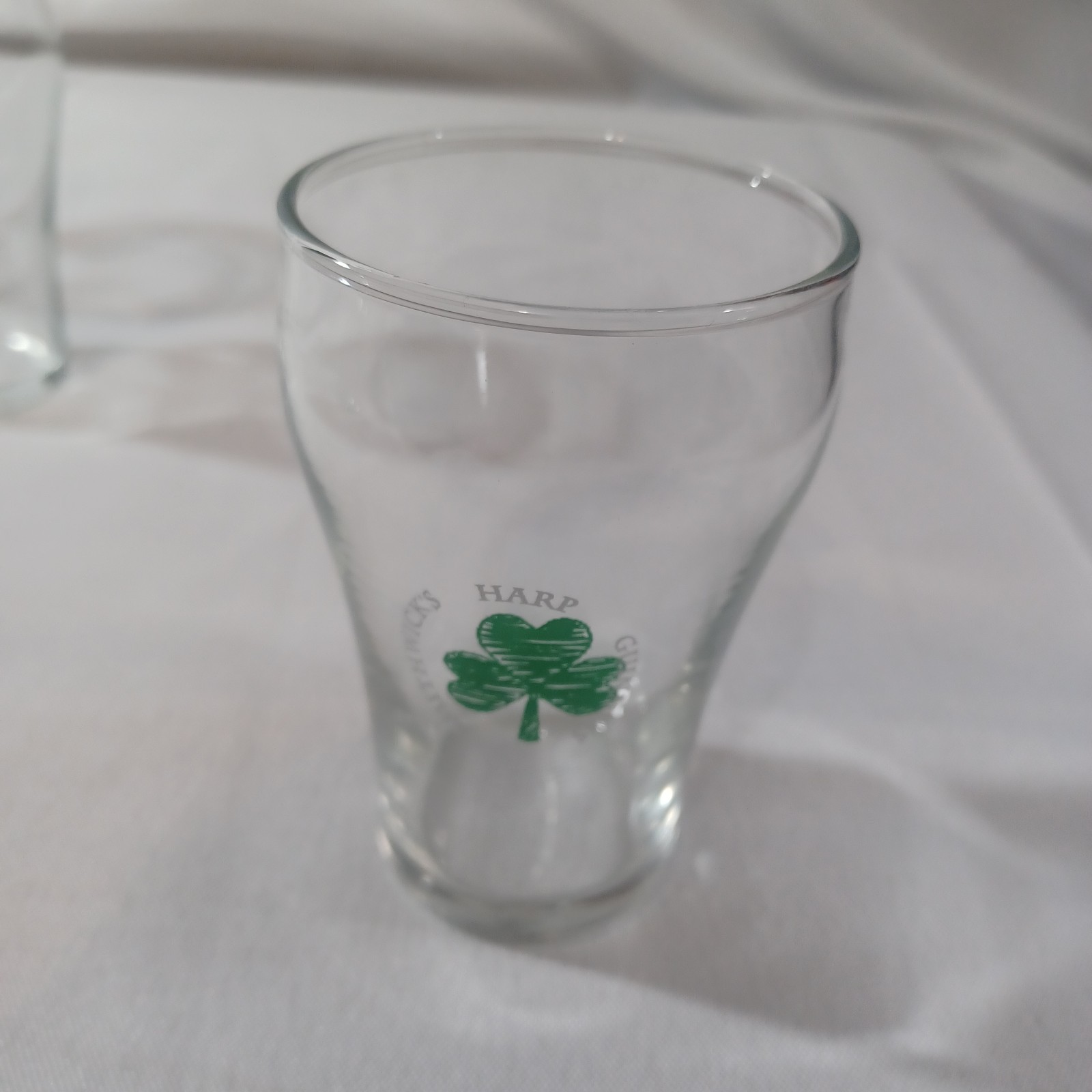 Smithwick's Harp Guinness Tasting Mini Pint Glasses Shamrock 4" Set Of 4