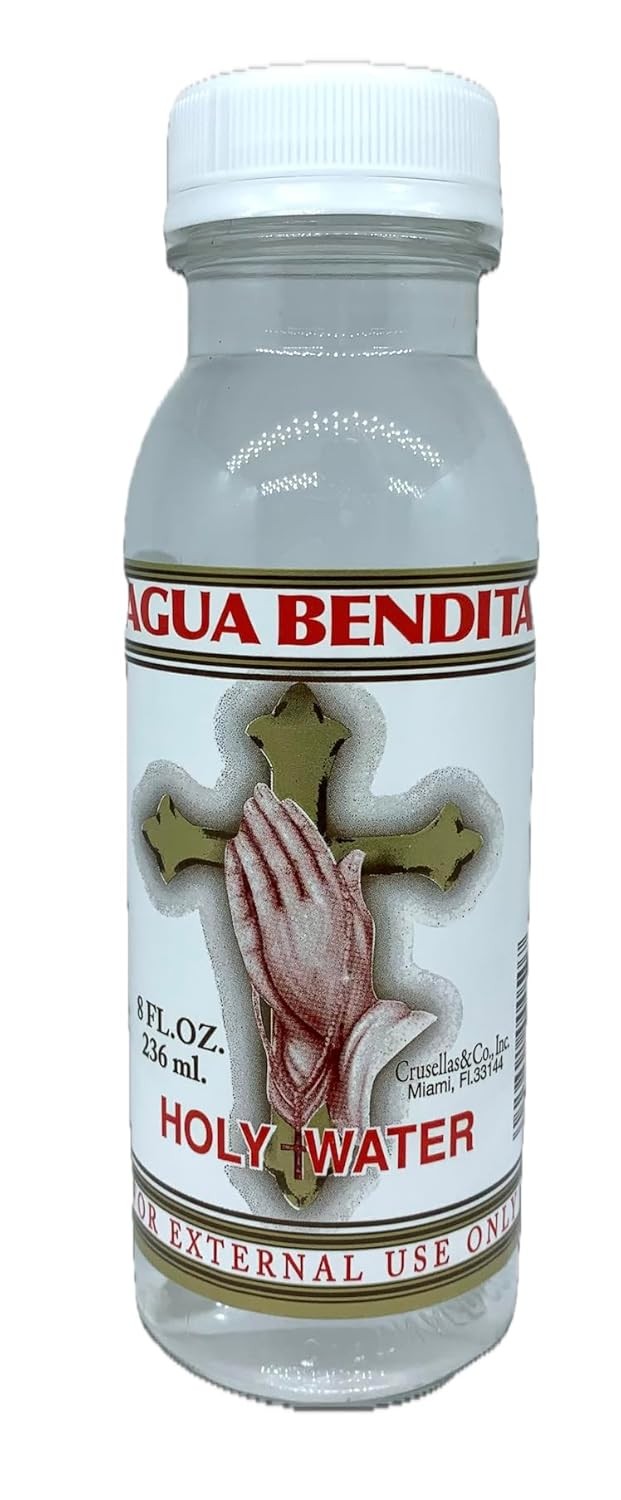 Crusellas Agua Bendita (Holy Water) 8 Fl. Oz.