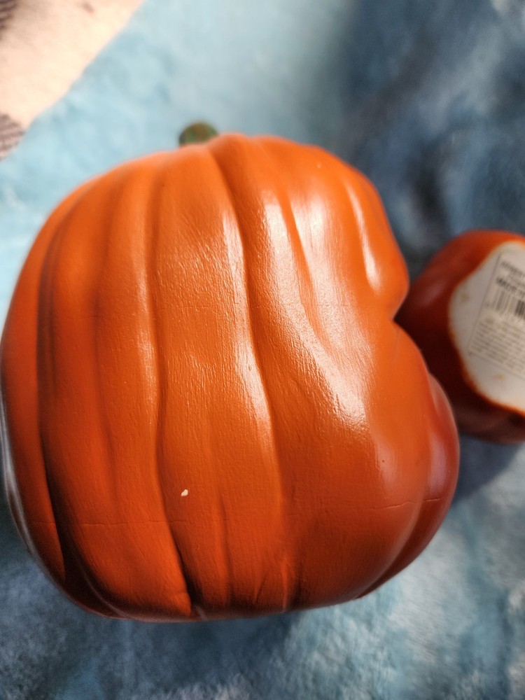 Halloween Pumpkin Lot Crying Pumpkin + Candles