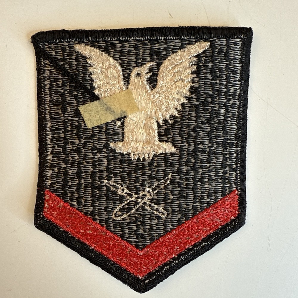 US Navy Lithographer Patch Petty Officer Third Class Unused