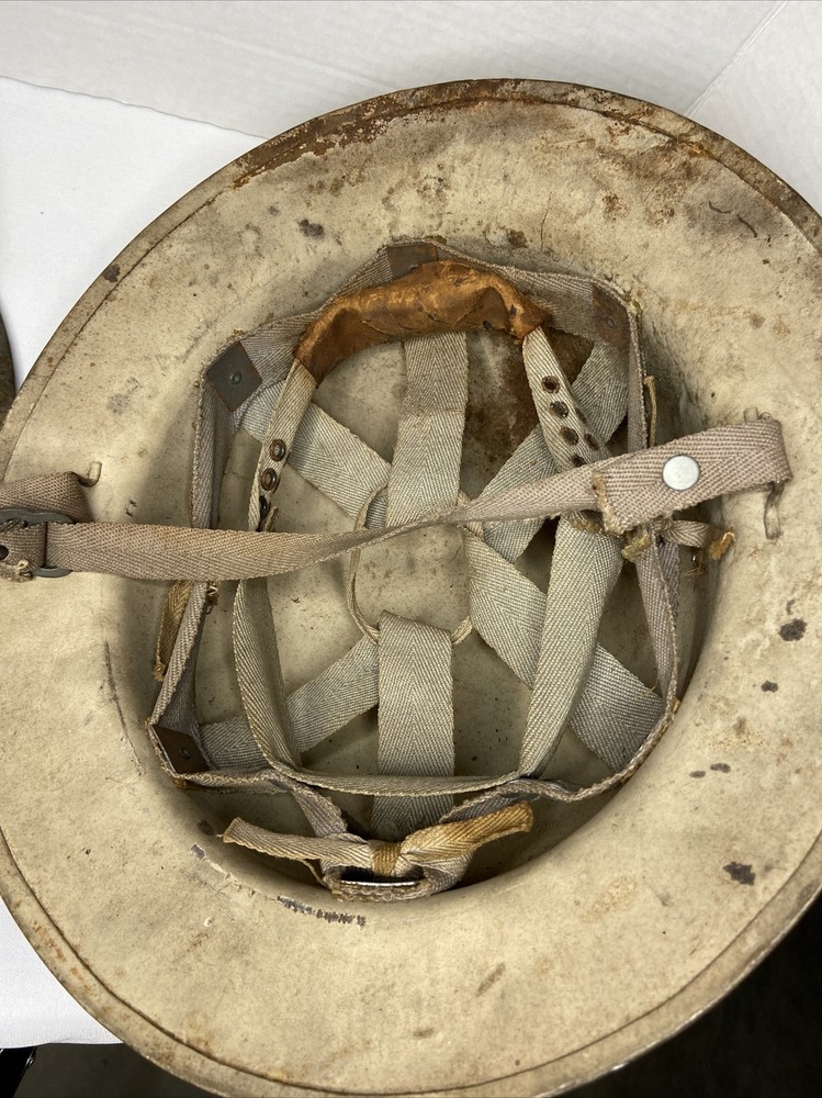 WWII CIVILIAN AIR RAID HELMET