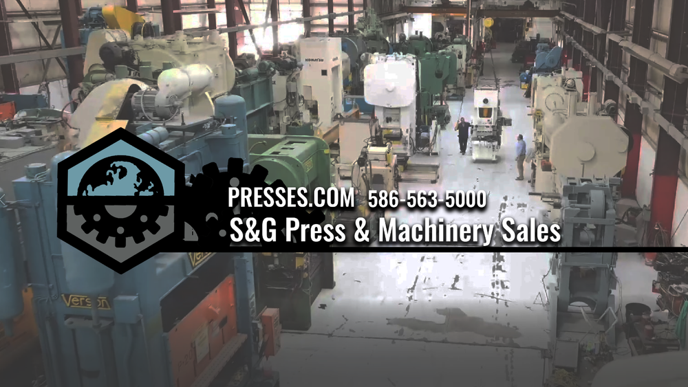 300 TON MINSTER E2-300-96-48 STRAIGHT SIDE PRESS