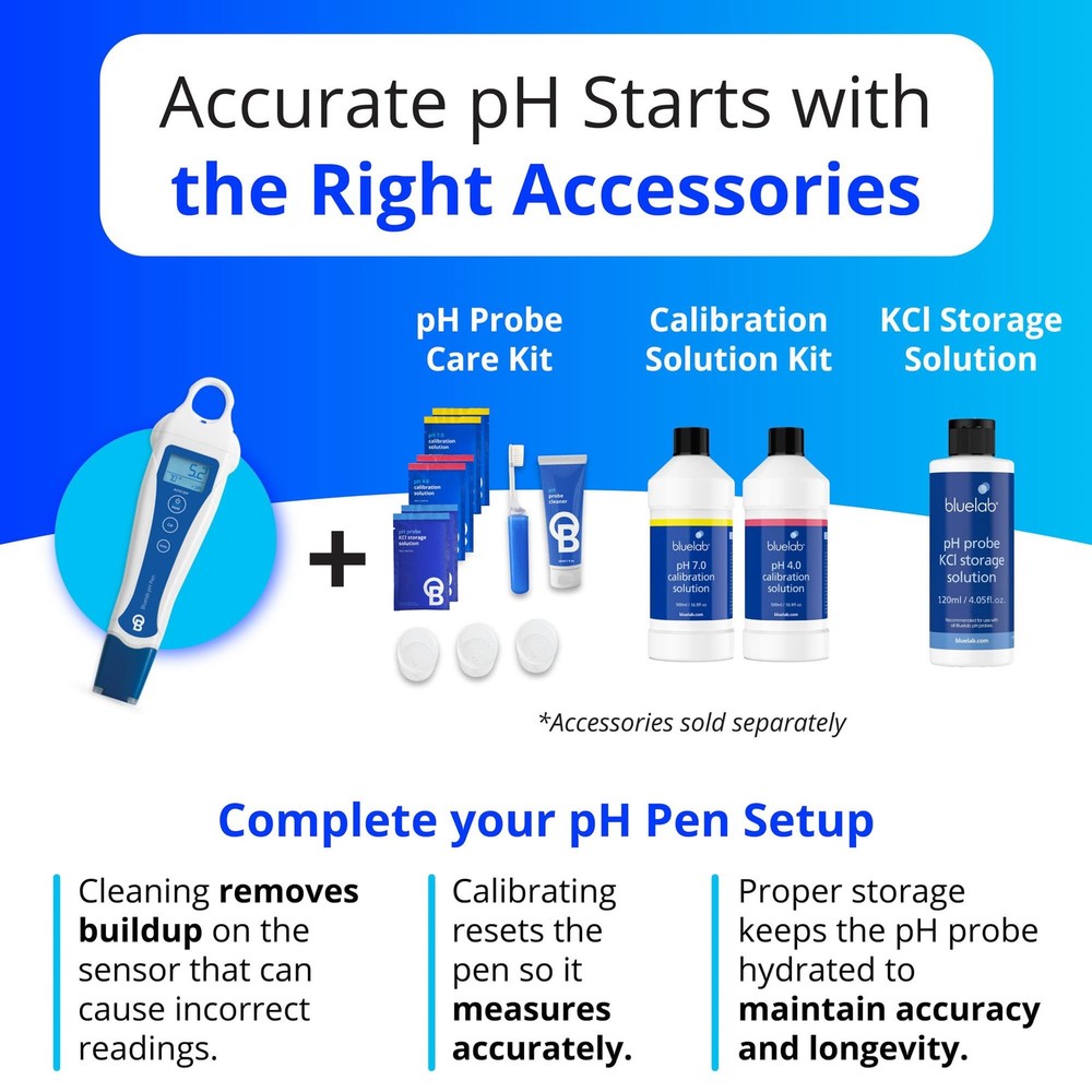 PENPH pH Pen Fully Waterproof Pocket Tester, Easy Calibration, Double Junctio...