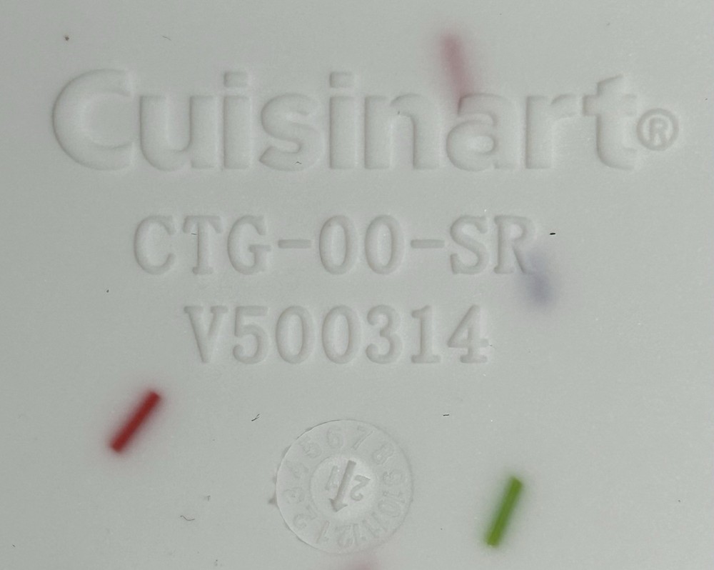 Cuisinart 2 Piece Silicone Cake & Loaf Bakeware Set Red White Sprinkles