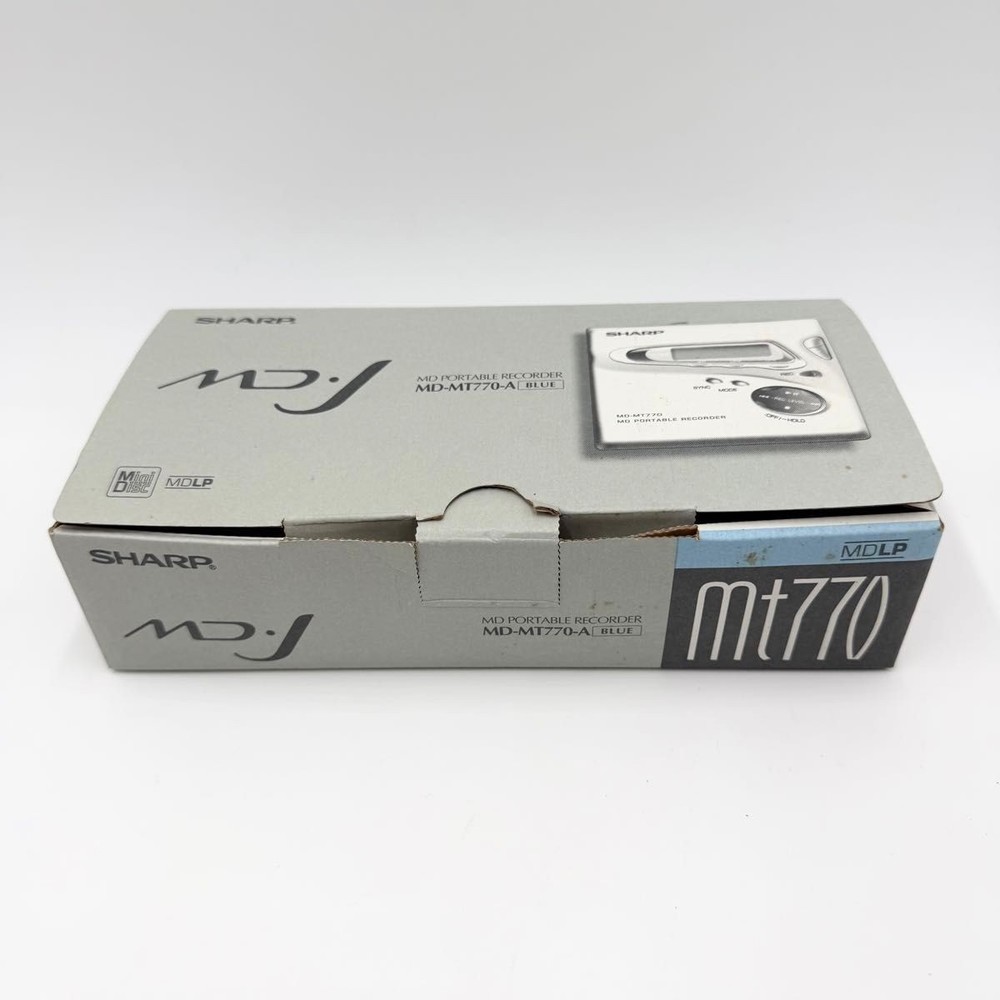SHARP MD-MT770 Portable MiniDisc MD Player w/box Operation confirmed