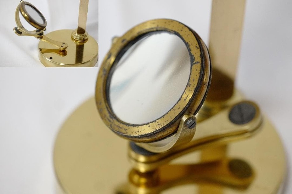 microscope antique Simon Pressl's "achromatic" microscope