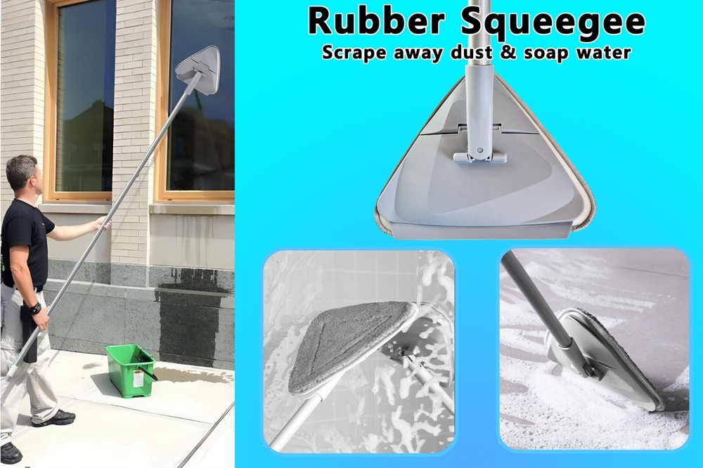 Wall Cleaning Mop with Long Handle, Ceiling Cleaner Tool Duster