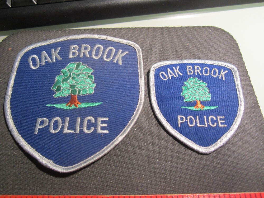 OAK BROOK  ILLINOIS PATCH SET SHOULDER & SHIRT