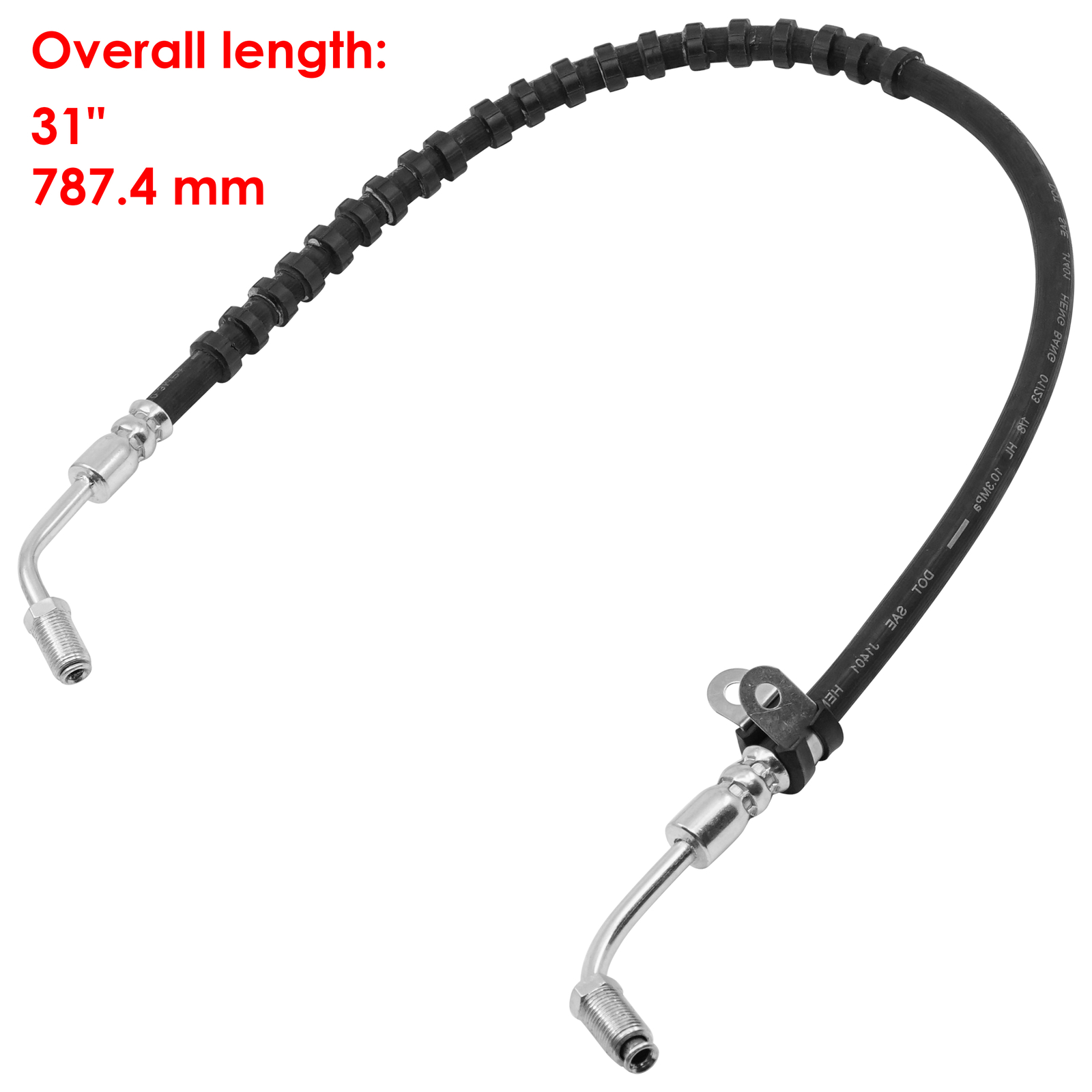 Front Brake Hose Line For Polaris Trail Boss 250 88-99/ 250R 1988/ 350L 90-1993