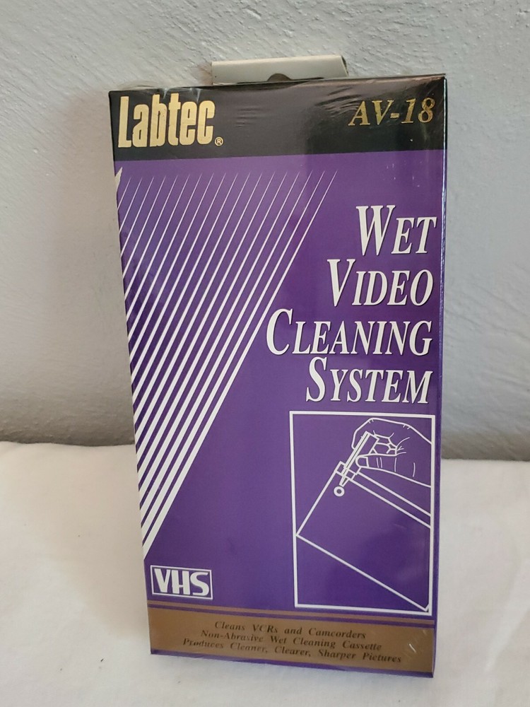 Labtec VHS Wet Video Cleaning System SEALED!