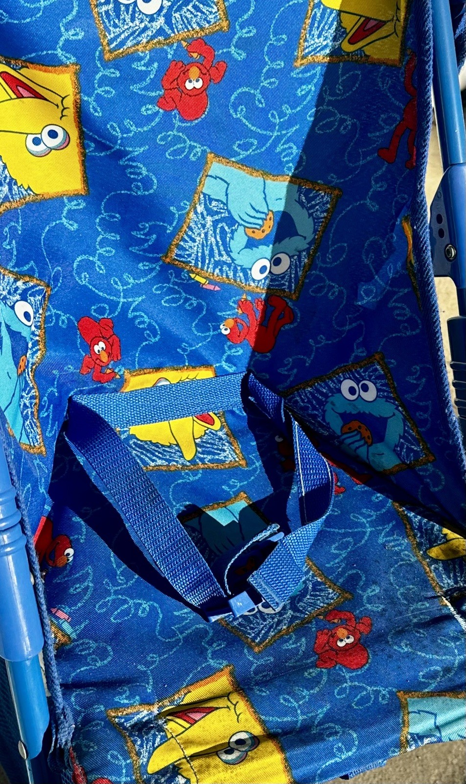 Vintage J.Mason Sesame Street Light Weight ELMO Skedaddle Stroller Cool!