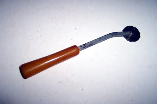 Vintage Bakelite Butterscotch Sewing Pattern Tracer