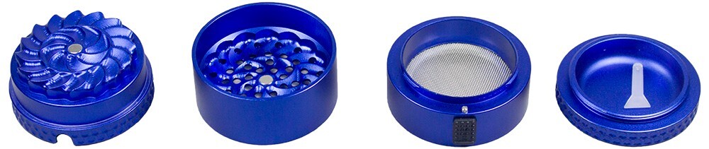 2.5'' 4 Parts Viking Axe Toothless Mortar Plus Pestle Grinder Gunmetal Color