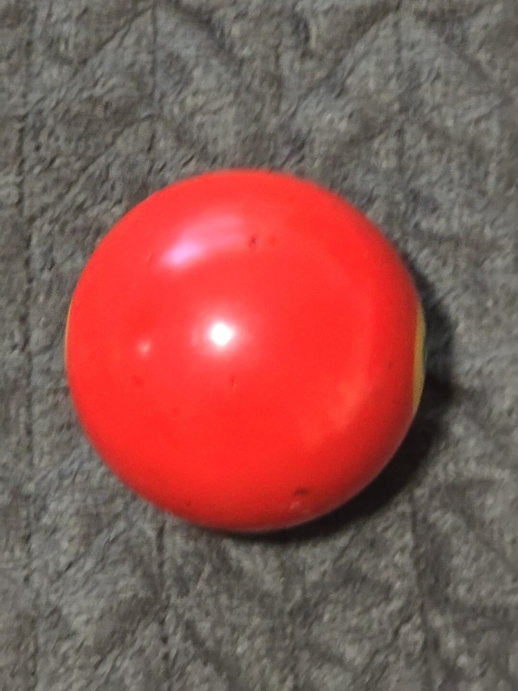 🎱Vintage Replacement Belgian(#3) Pool Ball~Billiards Solid Red Ball 2"