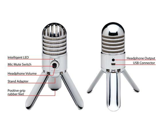 Samson Meteor Studio Gaming Twitch Microphone Streaming Recording Game Mic