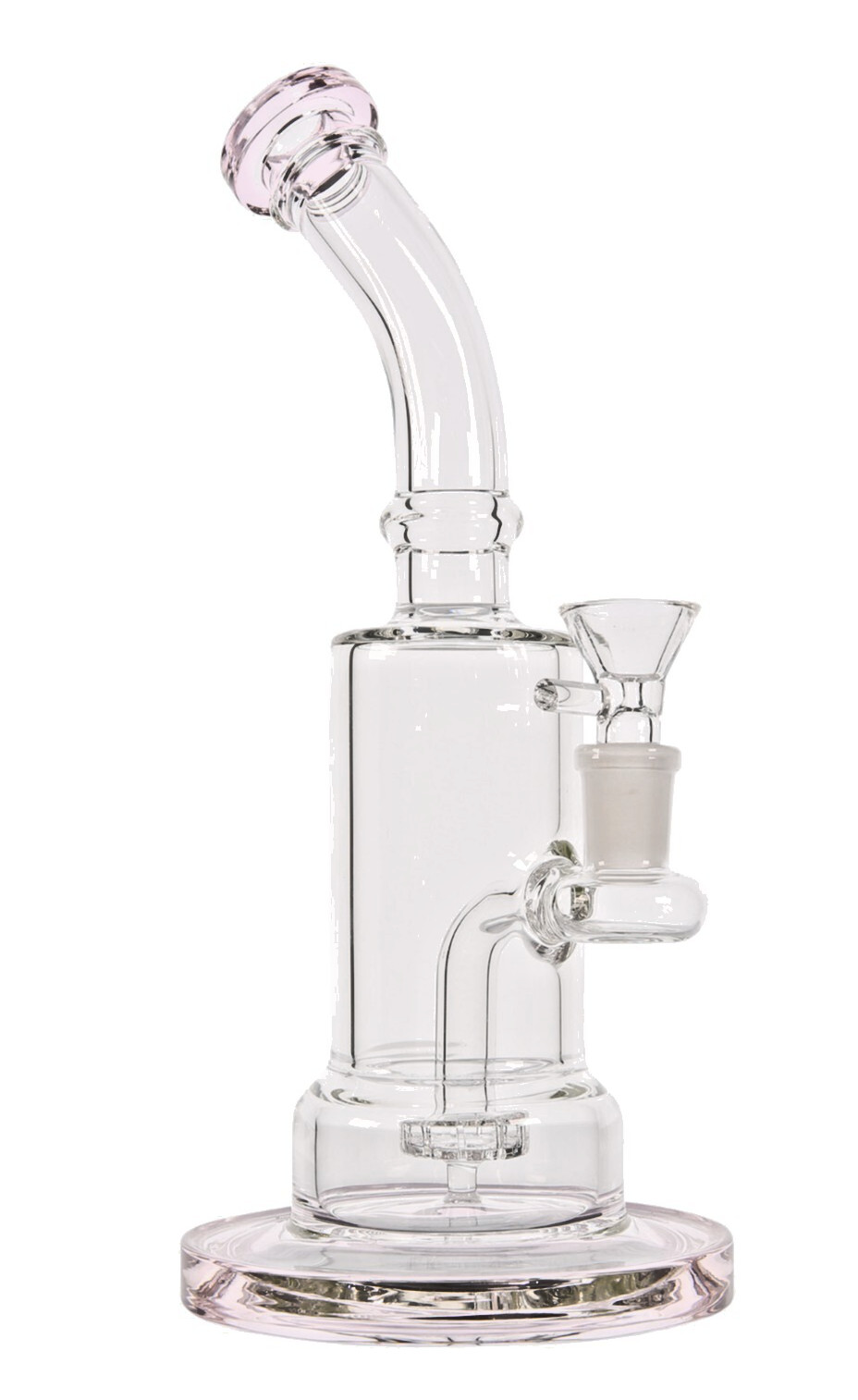 10" THICK Pink Glass Showerhead Circ Perc Bong Water Pipe  Hookah Pipe 14mm Bowl