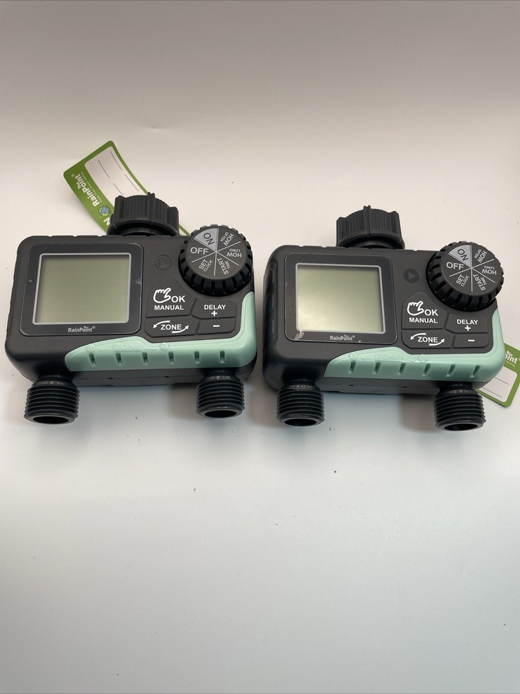 RAINPOINT 2-Zone Water Timer Model ITV205 2 Pack