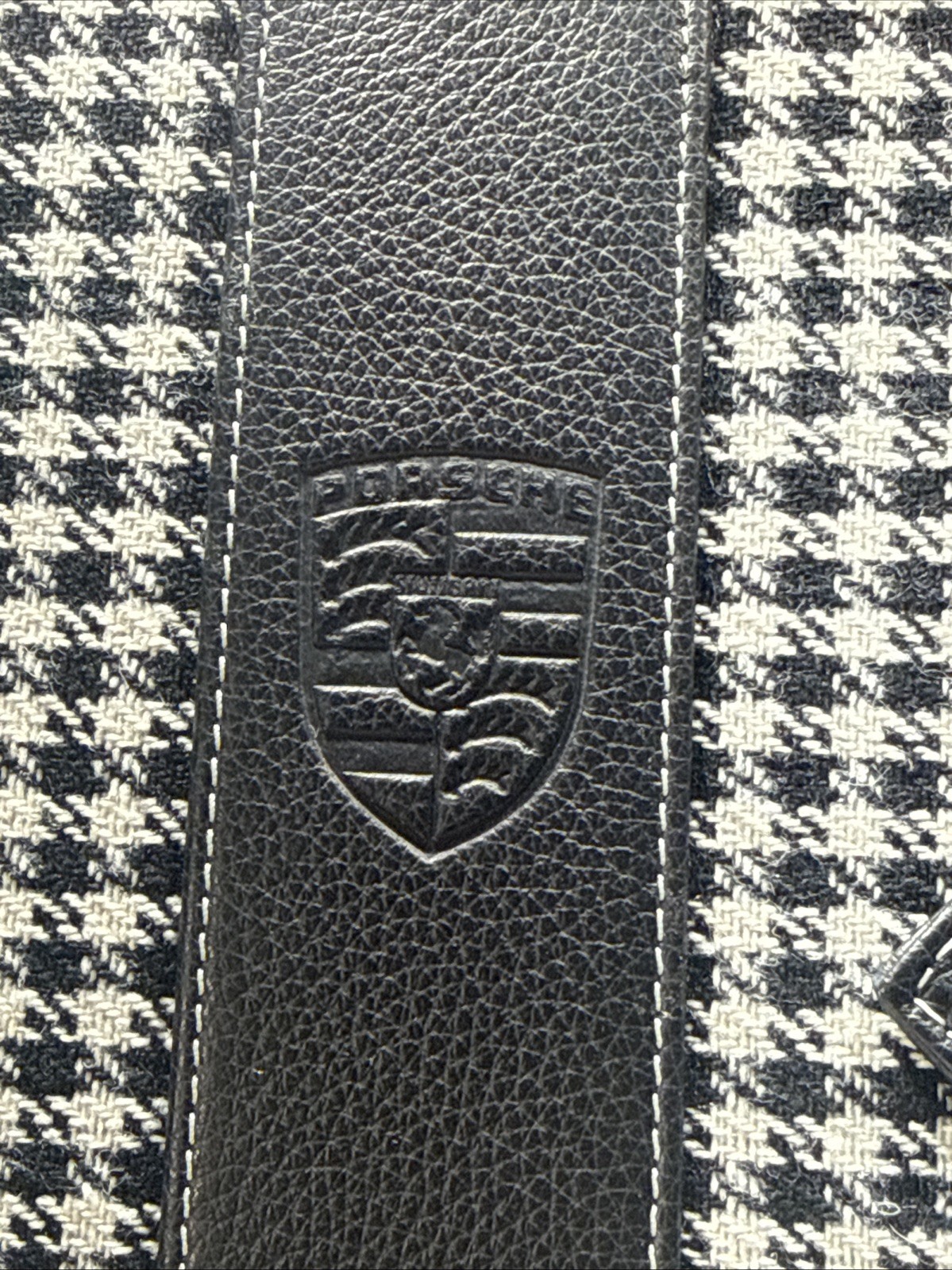 Genuine Porsche Document Wallet Pepita PCG48090100 NEW