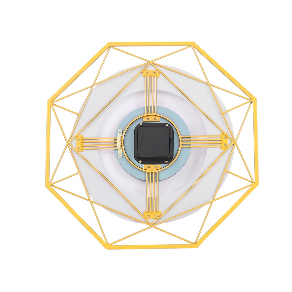 Stylish Octagonal Wall Clock with Silent Sweep Movement and Durable Design