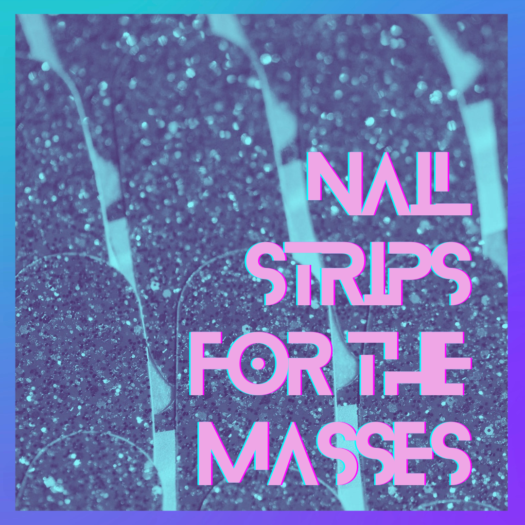 COLOR STREET PURPLES 100% nail polish strips NEW HTF Glitter Chrome Prince Neon