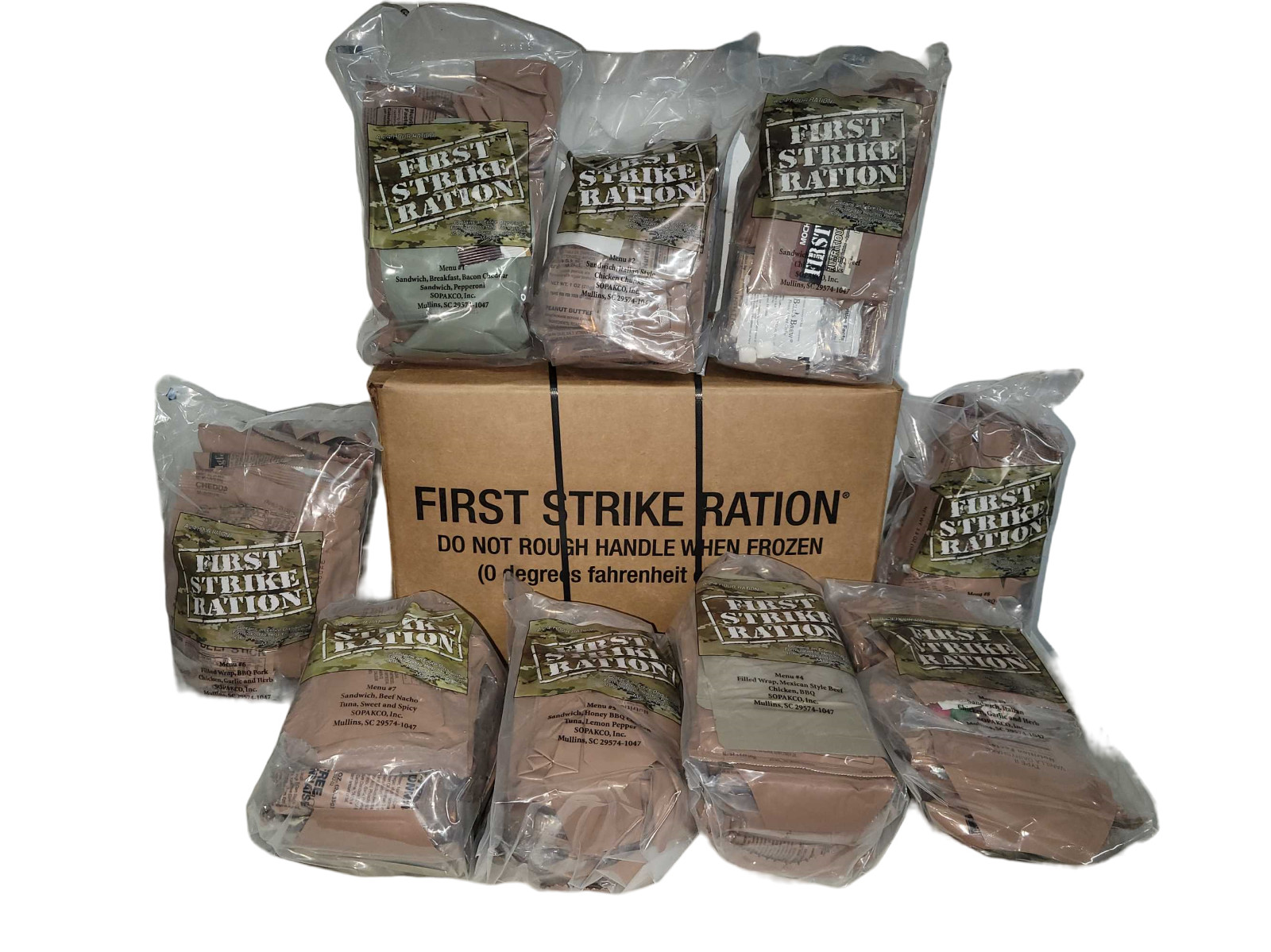 2025 First Strike Rations [FSR] - YOU CHOOSE MENU! - 24-hr Ration MILITARY MRE