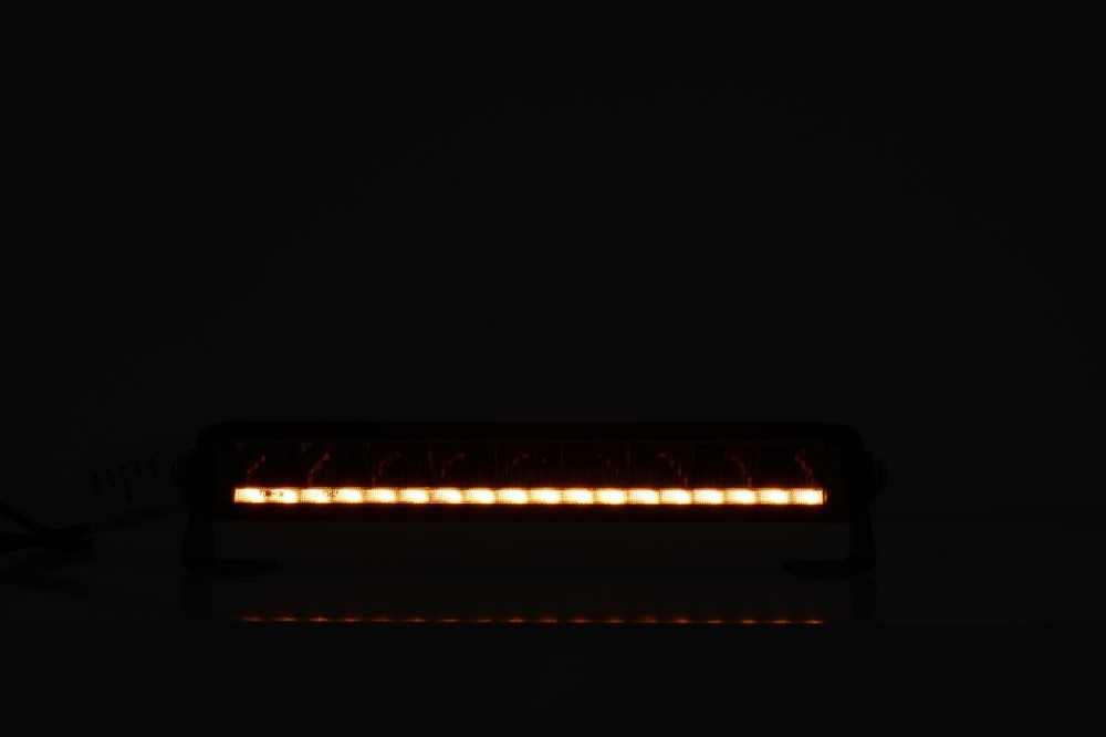 22" Led Light Bar Position Emergency Warning Hazard Flash Strobe Beacon Amber