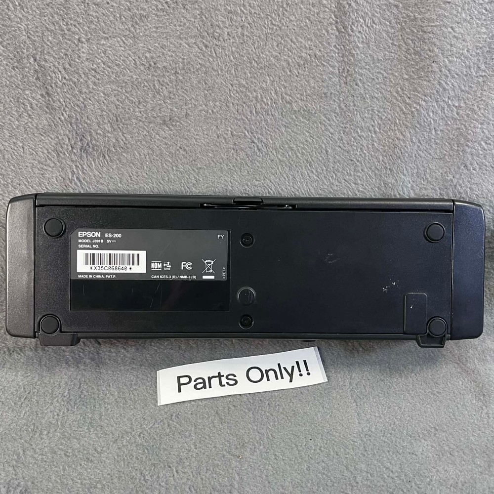 Epson ES-200 Portable Compact Document Scanner (For parts/not working) *READ
