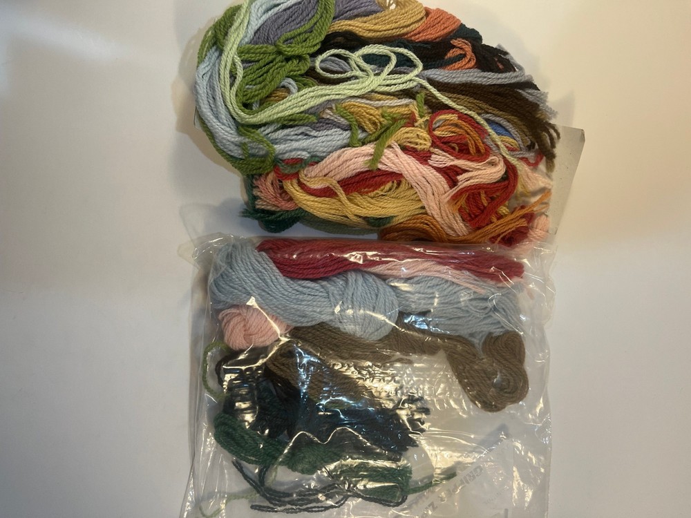 Dimensions Needlepoint Kit #2439 "Razzberry Creek" - Started