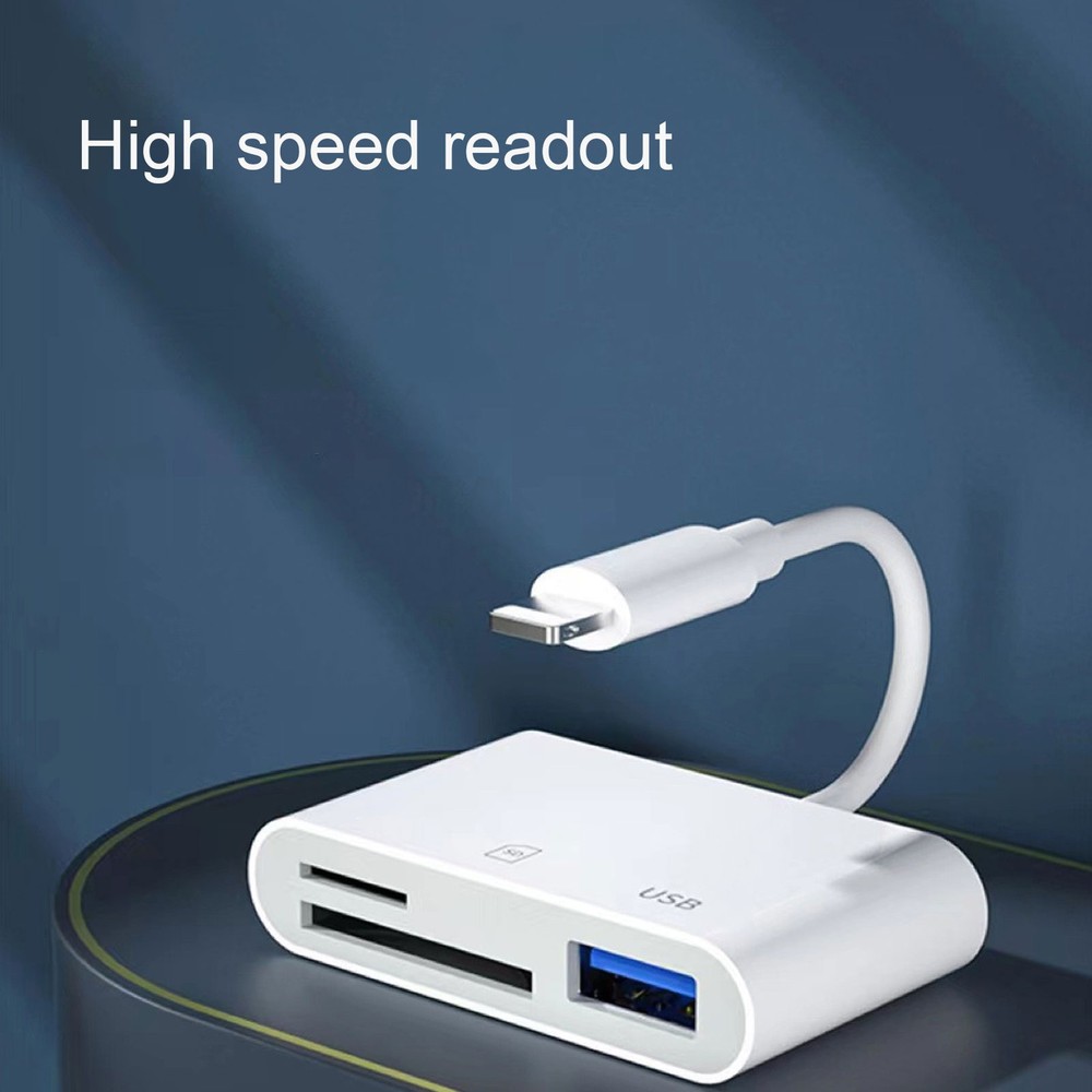 6 In 1 Memory Card Reader Plug And Play High Speed USB C Smart Camera Stora DVSN