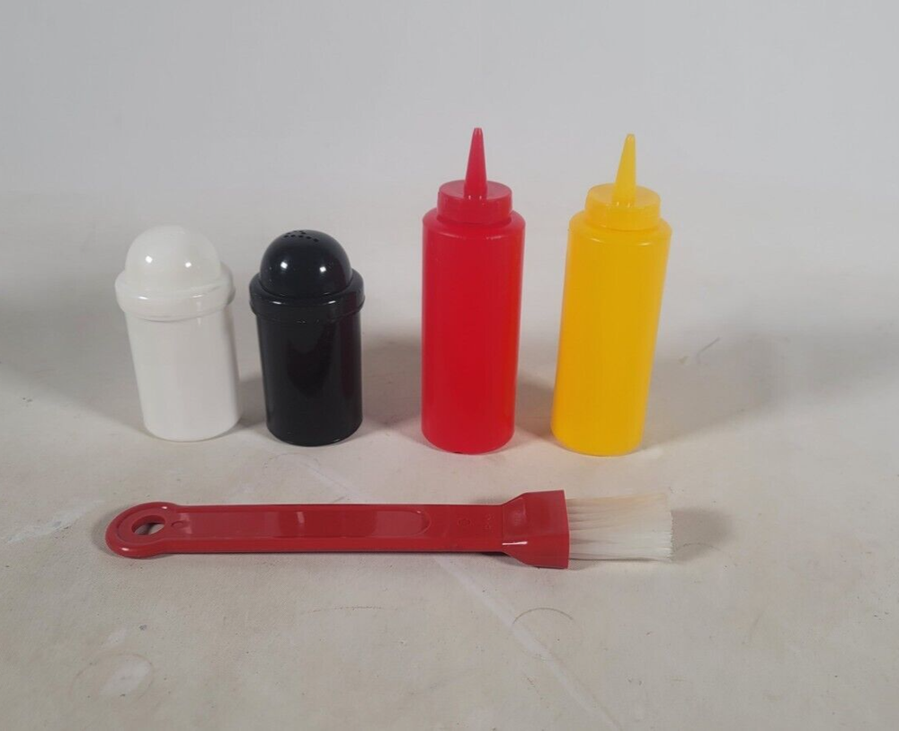 MR. Bar-B-Q picnic Table Condiment Set NIB