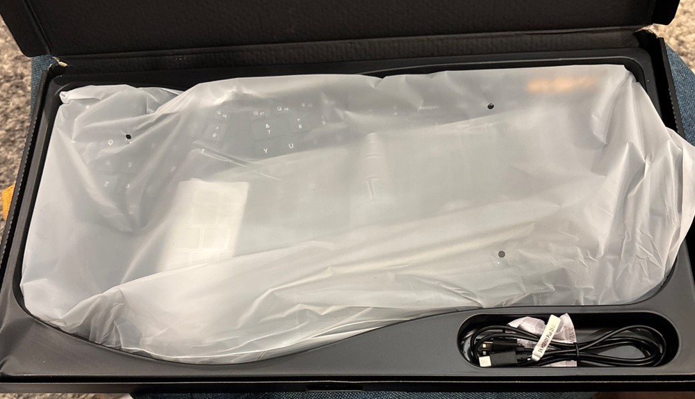 ProtoArc Ergonomic Wireless Keyboard Mouse, EK01 Plus