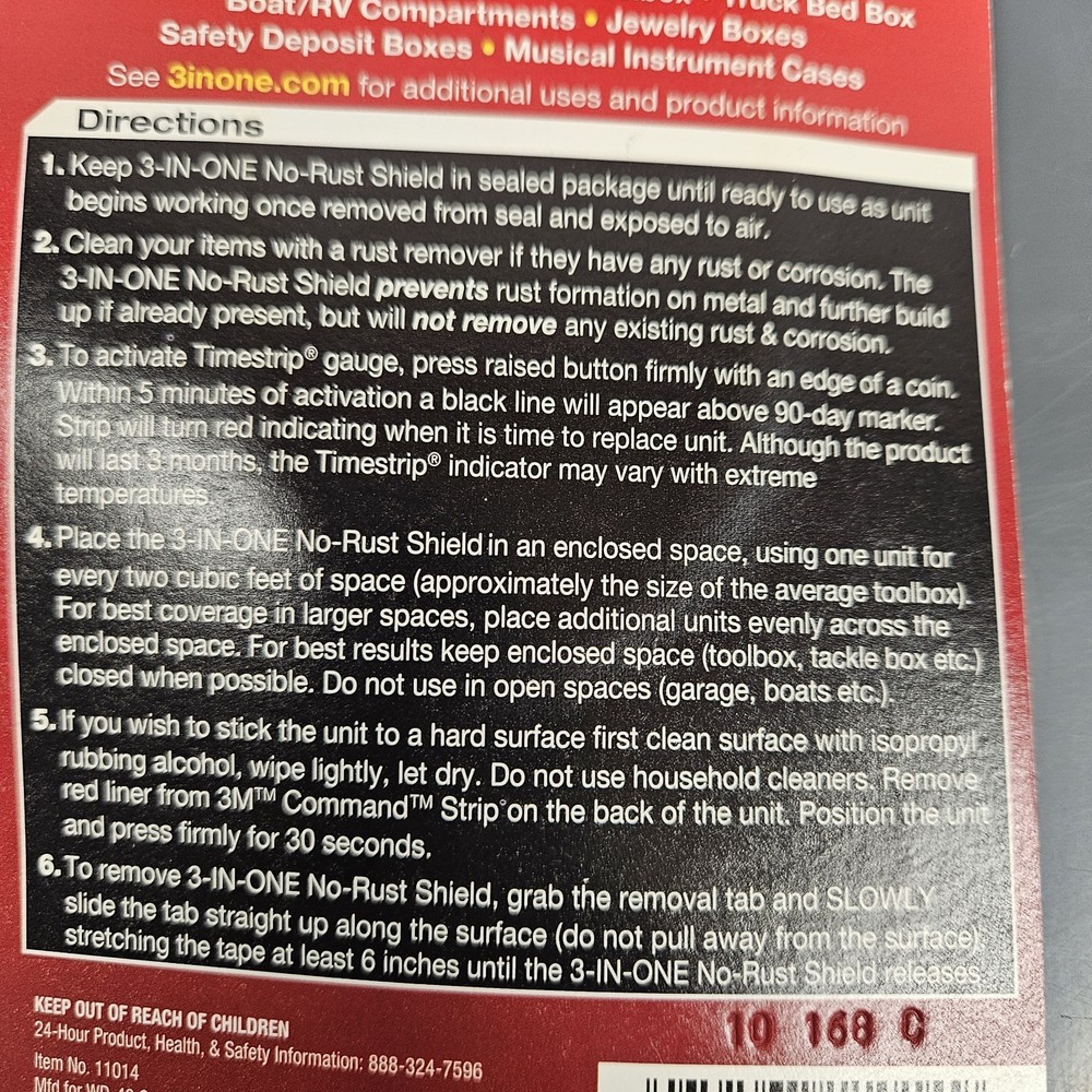 3-In-One No-Rust Shield Rust & Corrosion Inhibitor Multi Use 12-Pack
