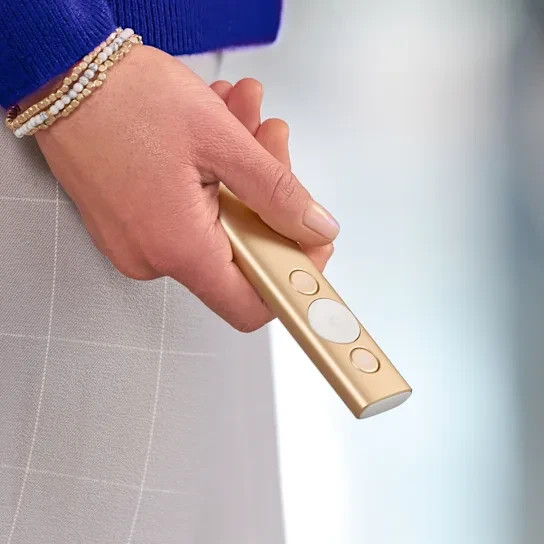 Logitech Spotlight Wireless Presentation Remote Gold -With Dongle Mint Condition