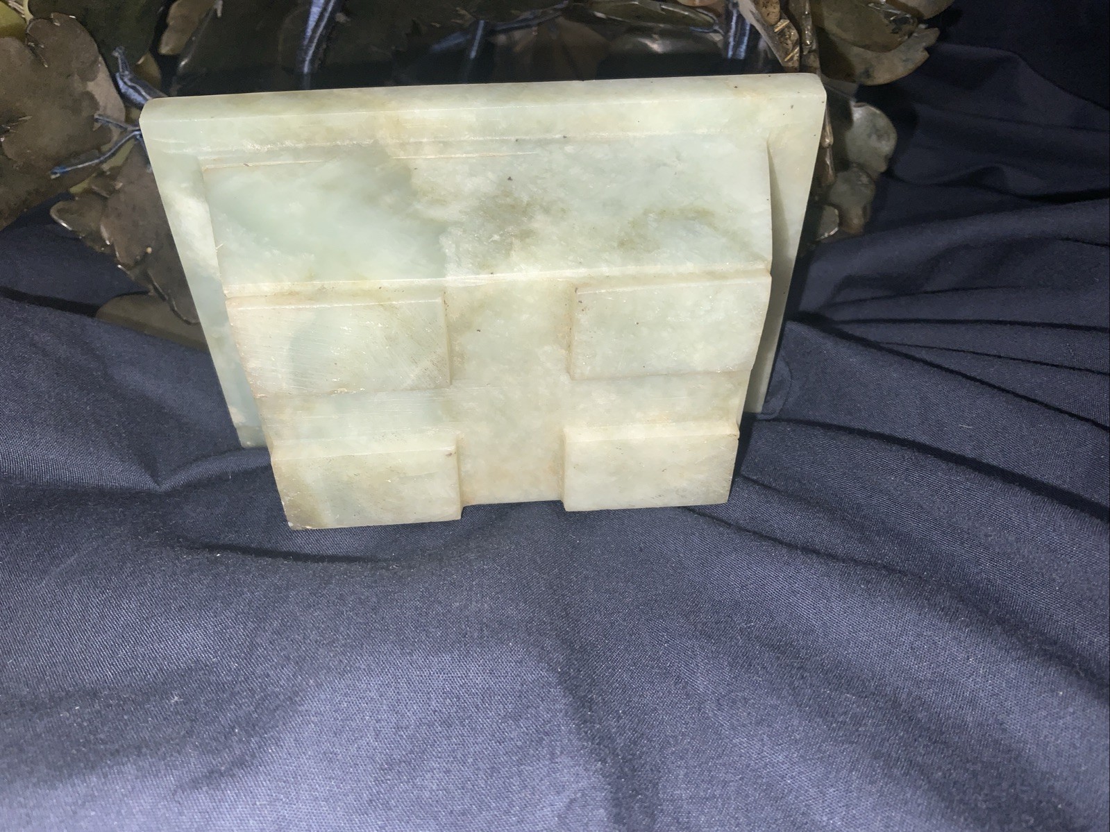 Vtg MCM Jade Agate Carnelian Quartz Large Bonsai Tree