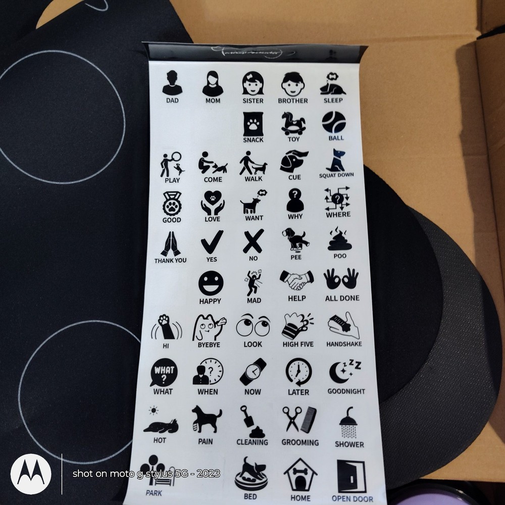 Ribosy Dog Speech Training 6 Buzzer Set