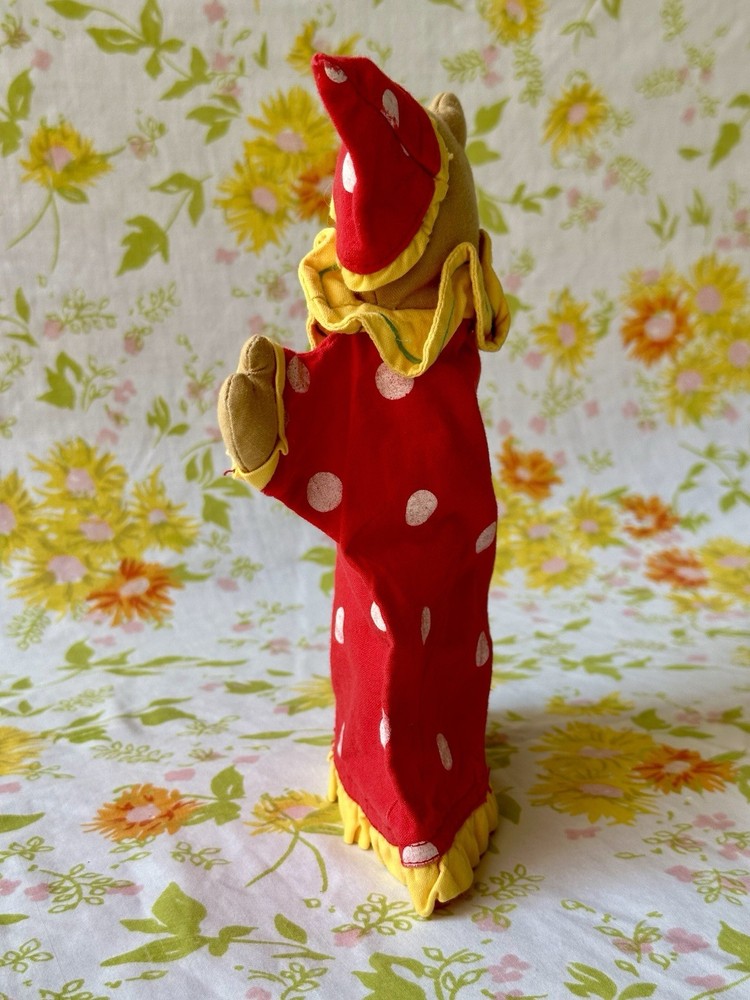 VTG Clown Bear Hand Puppet