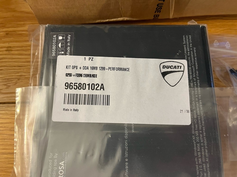 Ducati GPS + DDA DATA LOGGING KIT - 96580102A - DATA ANALYZER WITH GPS PANIGALE