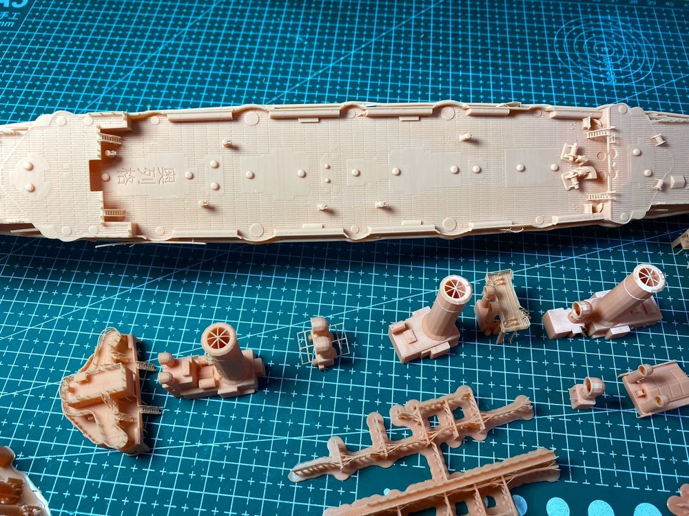3D Printed 1/350 Soviet Oleg Cruiser Unpainted Model Kit NEW！