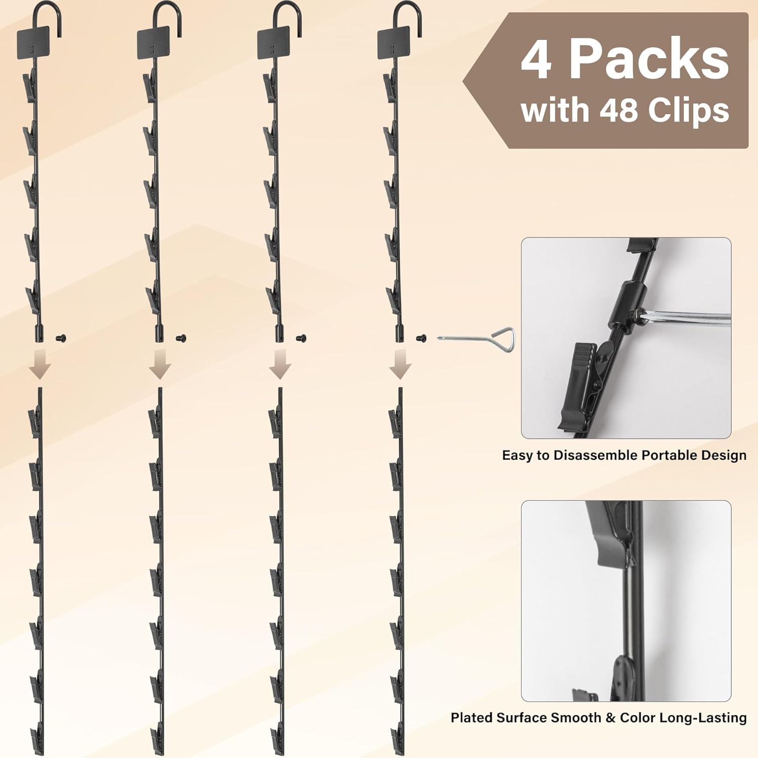 Hanging Merchandise Strips With Hooks Chip Display Rack Stands Potato Bag Holder